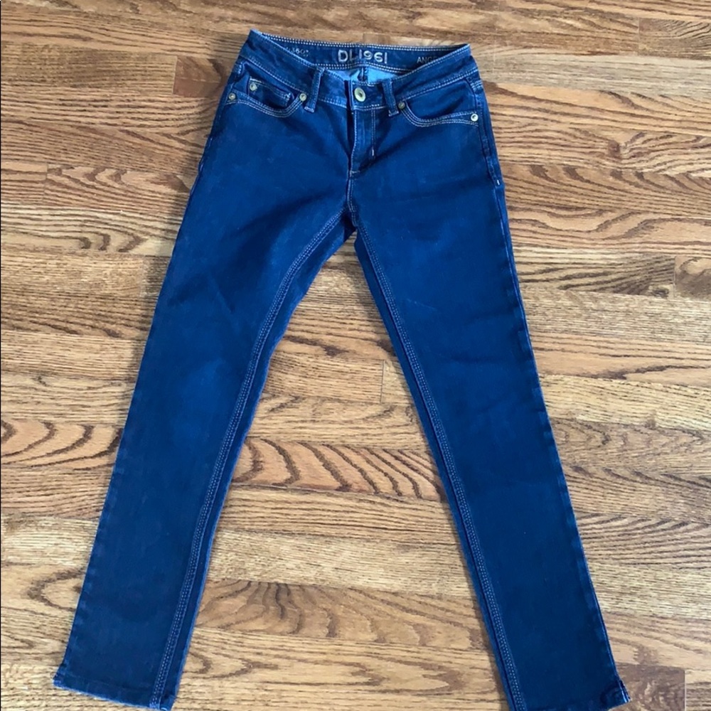 DL1961 angel mid rise skinny ankle jean size 24